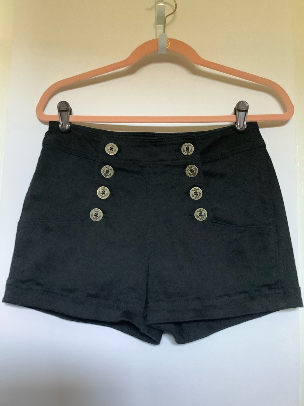 Express- Black Button Front-Women’s Shorts-Size 4